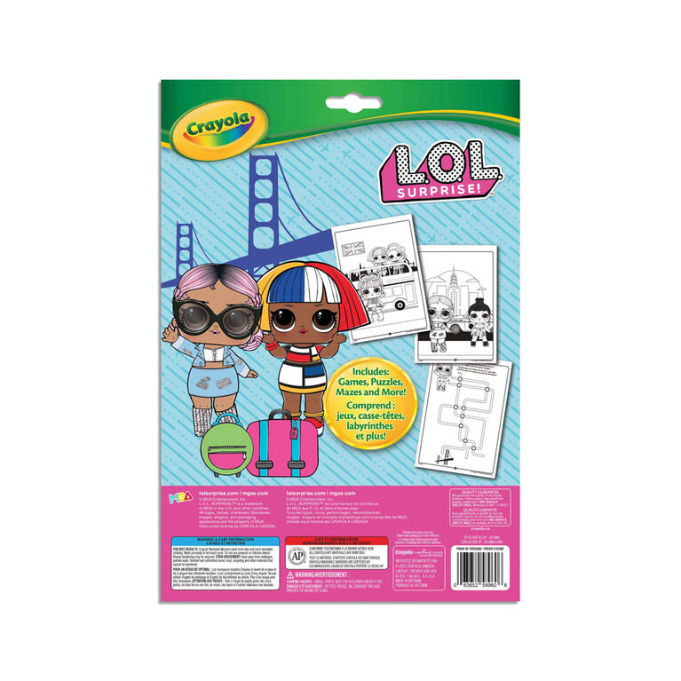LOL Surprise Colouring and Activity Book