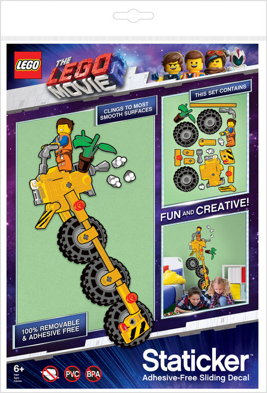 Le Film LEGO 2  Autocollants muraux&nbsp;: V&eacute;hicule Emmet