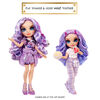 Rainbow High Jr High PJ Party Violet (Purple) 9" Posable Doll
