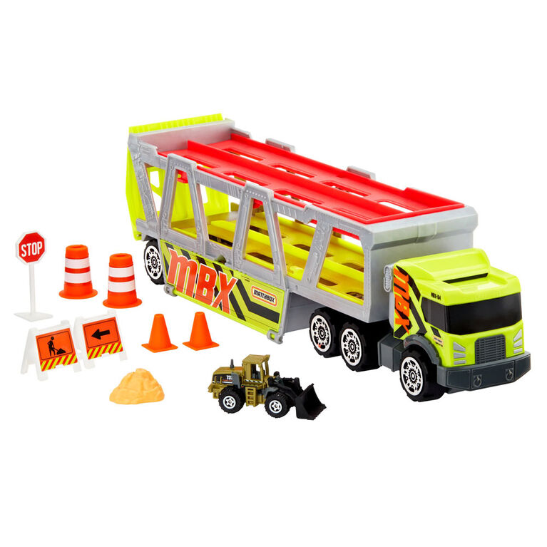 Camion de transport de construction Matchbox