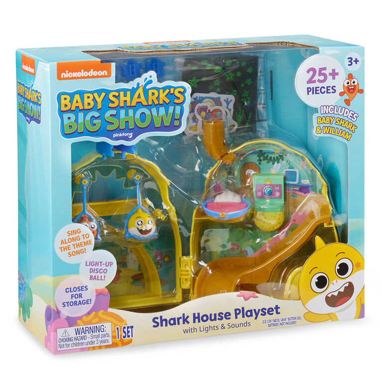 Baby Shark's House Playset with Lights and Sound