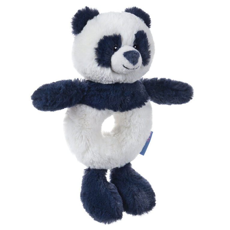 Baby GUND Baby Toothpick Cooper Panda Rattle Plush Stuffed Animal, Blue, 7.5"
