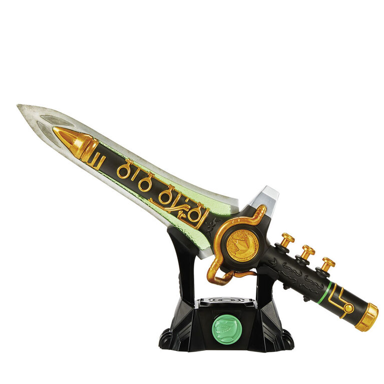 Power Rangers Lightning Collection - Dague Dragon Mighty Morphin verte - Notre exclusivité