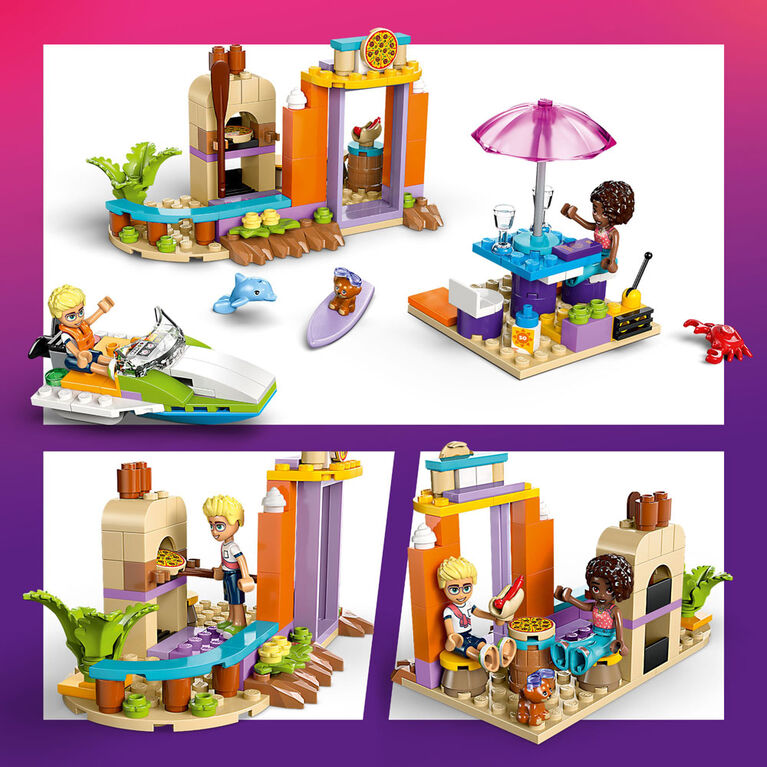 LEGO Friends Creative Beach and Travel Suitcase - Portable Pretend Play Set for Kids - Preschool Toy - 42672