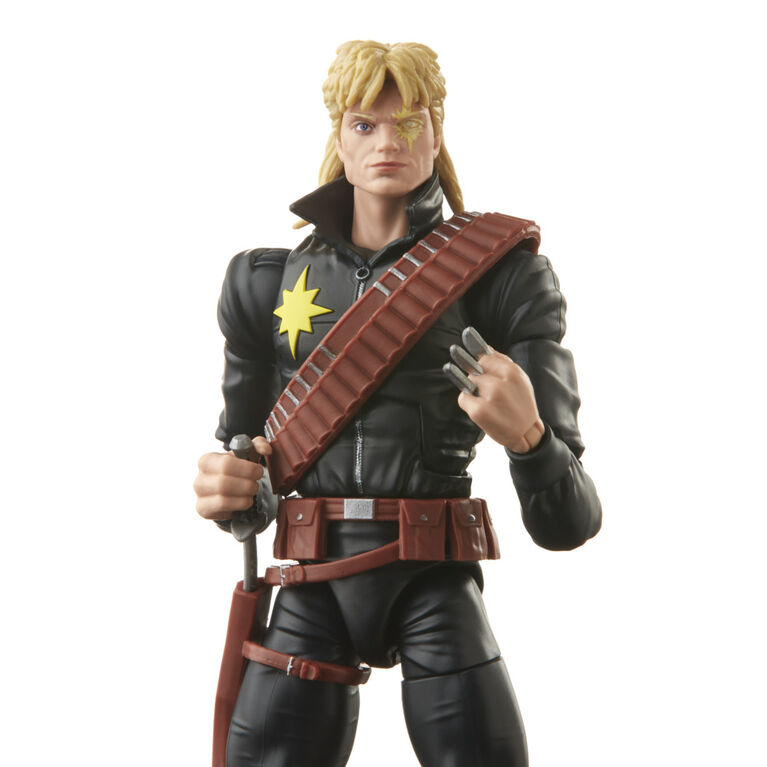 Marvel Legends Series X-Men Classic Longshot 6-inch Action Figure Toy, 4 Accessories