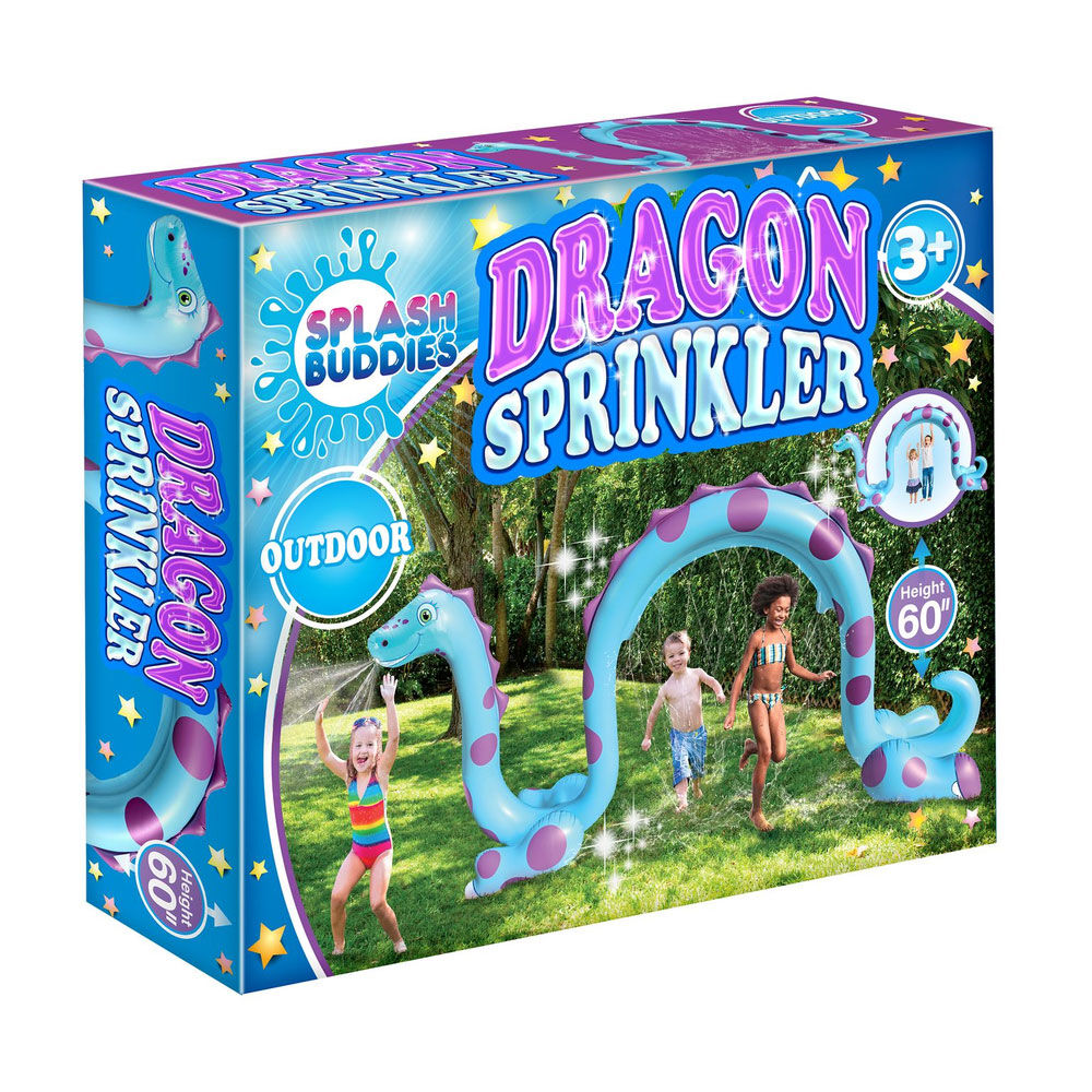 Splash Buddies Outdoor Sprinkler Dinosaur Sprayer - English Edition