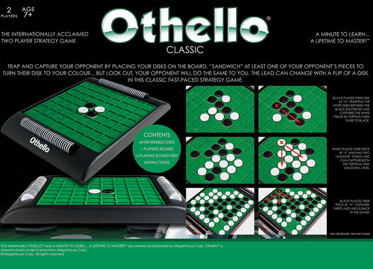 Othello - The Classic Board Game of Strategy - styles may vary