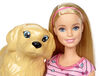 Barbie Newborn Puppy Playset
