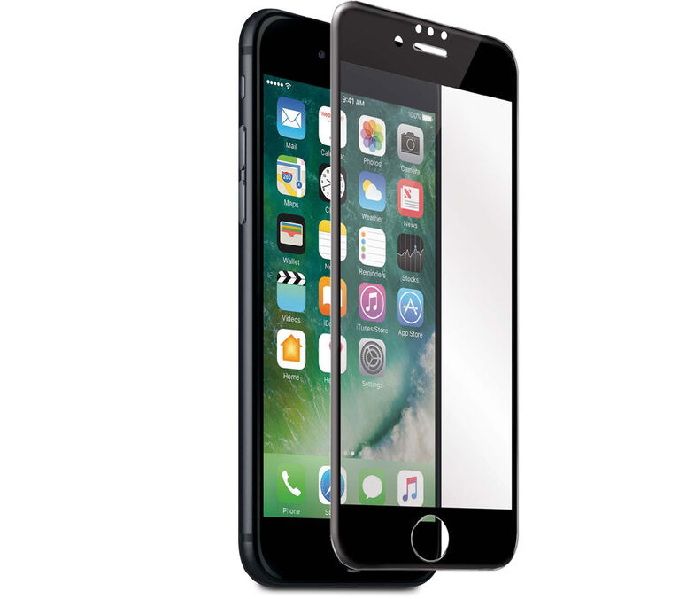 Blu Element 3D Curved Glass pour iPhone 8/7/6S/6 Noir (BTGI8G)