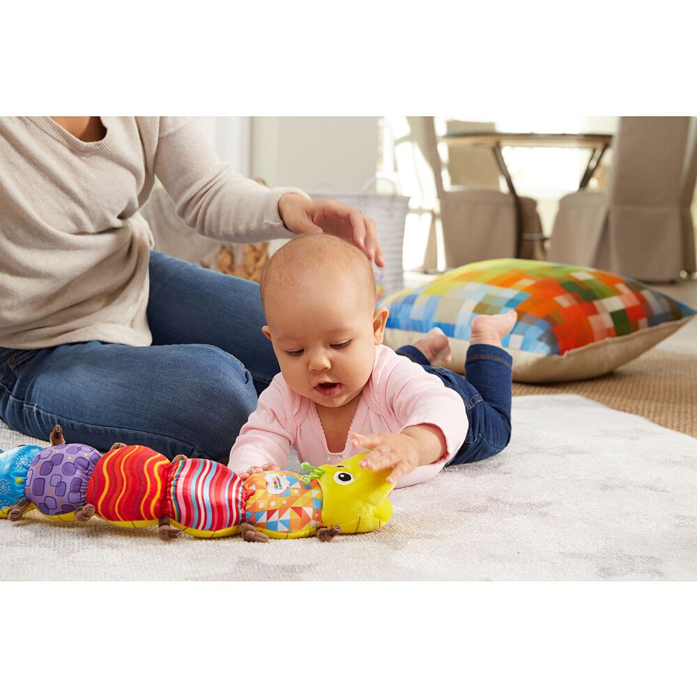 lamaze musical inchworm battery