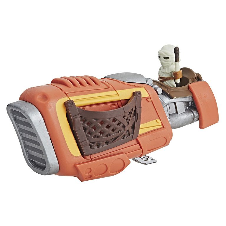 Star Wars Micro Force - Ensemble Speeder de Rey & Rey (Jakku).