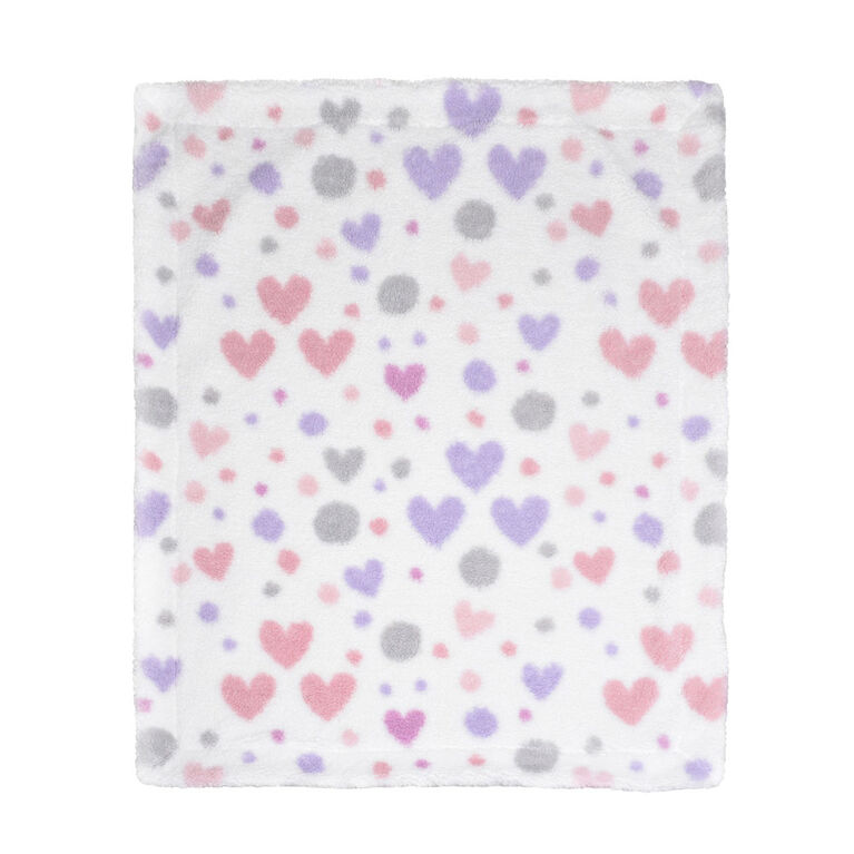 Baby's First by Nemcor Reversible Ultimate Sherpa Baby Blanket, Kittens