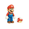 Super Mario 4 Inch Figure - Mario with Power up Mushroom