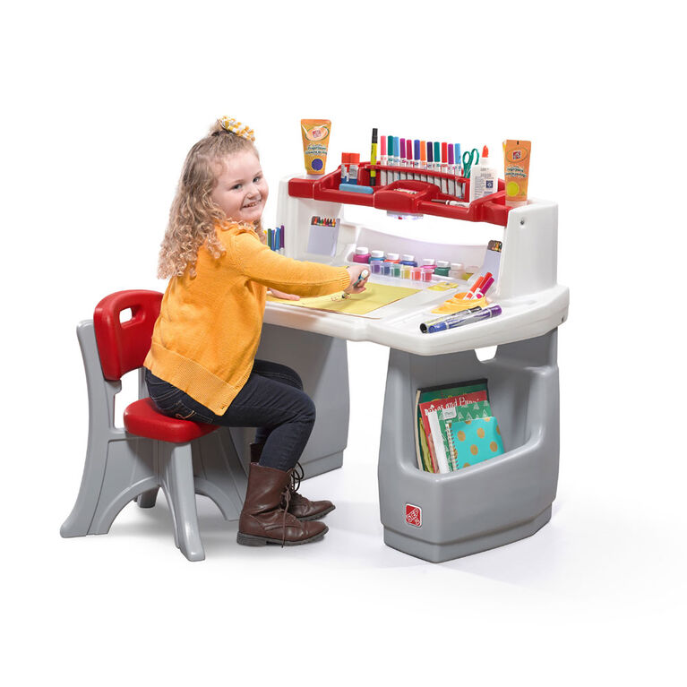 Step2 Deluxe Art Master Desk Toys R, Step2 Art Desk For Toddlers
