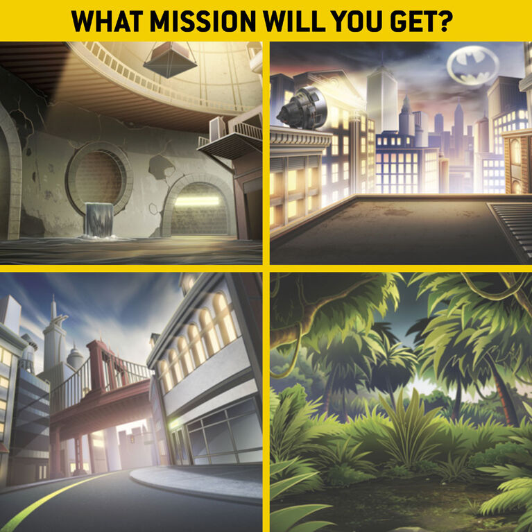 Batman 4-inch Action Figure with 3 Mystery Accessories, Mission 3