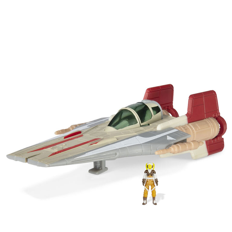 Star Wars Micro Galaxy Squadron 3" Vehicle - Hera Syndulla's A-Wing