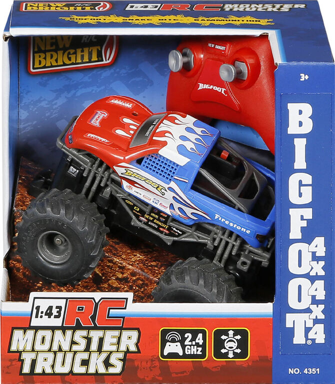 New Bright - Bigfoot Monster Truck - L'assortiment peut varier - Un par achat