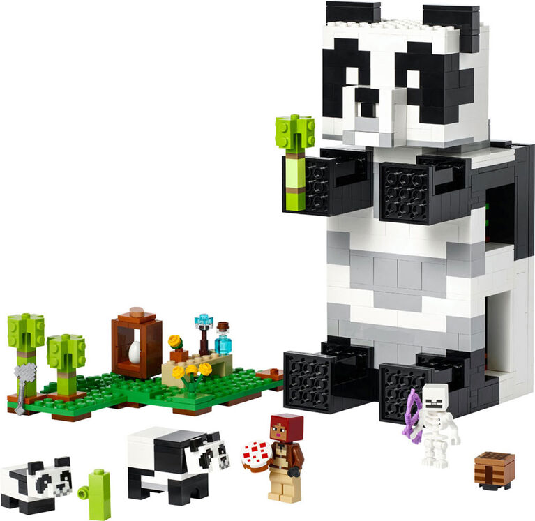 LEGO Minecraft The Panda Haven 21245 Building Toy Set (553 Pieces)