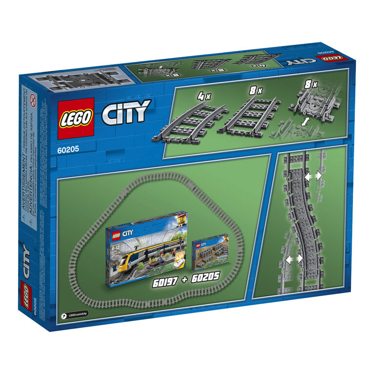 LEGO City Trains Pack de rails 60205 (20 pièces)