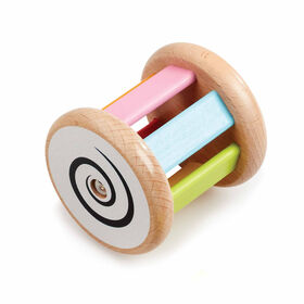 Early Learning Centre Wooden Jingle and Roll Rattle -  R Exclusive