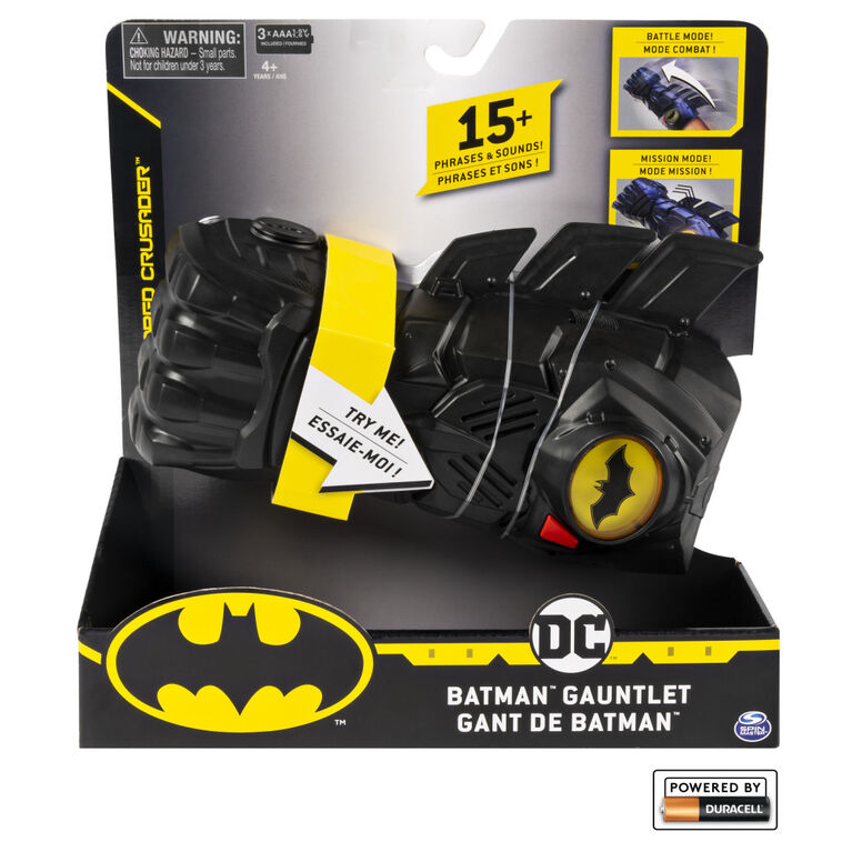 BATMAN, Interactive Gauntlet with Over 15 Phrases and Sounds
