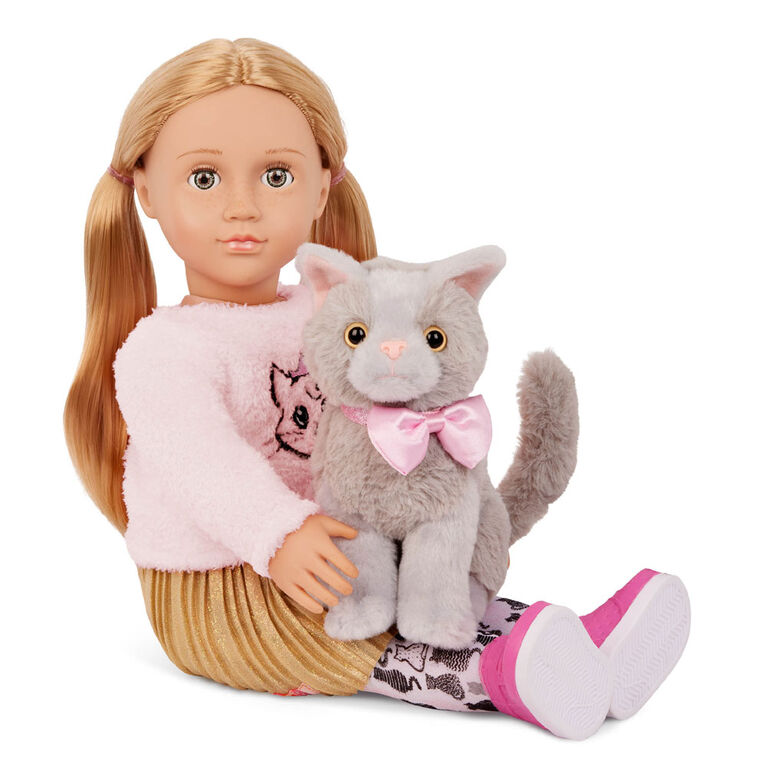 Our Generation - Doll w/ Pet Kitten, Melena & Mittens