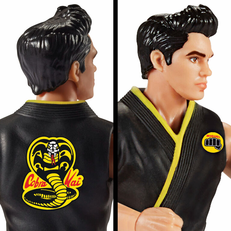 Teenage Mutant Ninja Turtles v. Cobra Kai: Leonardo v. Miguel Diaz - 6" Figurine (Pack de 2)