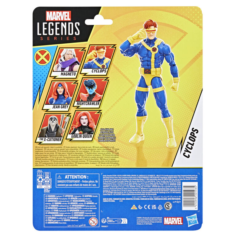 Marvel Legends Series Cyclops X-Men '97 6 Inch Action Figure