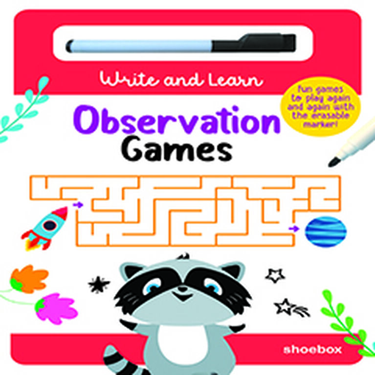 Write & Learn: Observation Games - English Edition