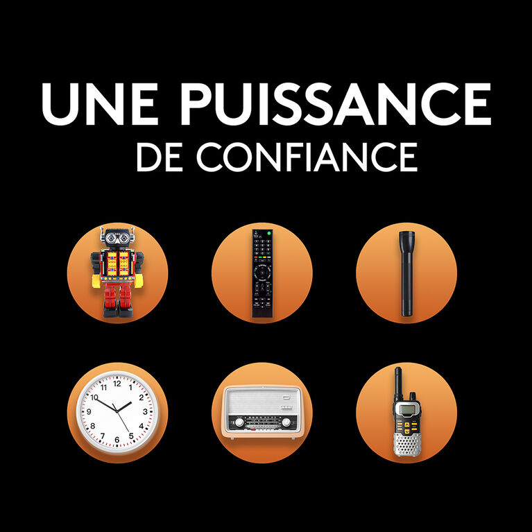 Piles Duracell coppertop Alcalines D - 4 unités