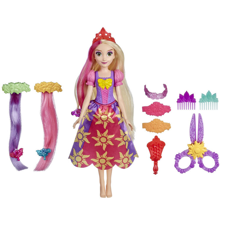 Disney Princess Cut and Style Rapunzel Hair Fashion Doll with Hair  Extensions and Accessories | Toys R Us Canada