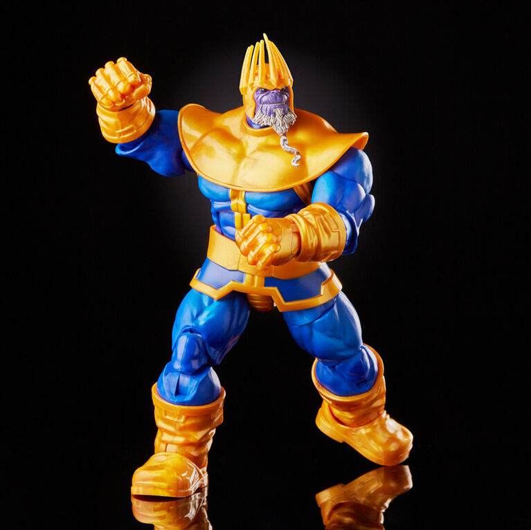 Hasbro Marvel Legends Series, figurine de collection Thanos de 15 cm, design premium, 3 accessoires