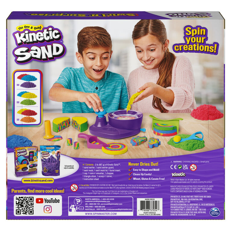 Kinetic Sand Swirl N' Surprise 2lb Playset