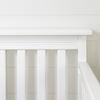 Cotton Candy Baby Crib 4 Heights with Toddler Rail Pure White