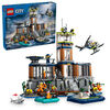 Jouet de construction LEGO City L'île de la prison de la police 60419