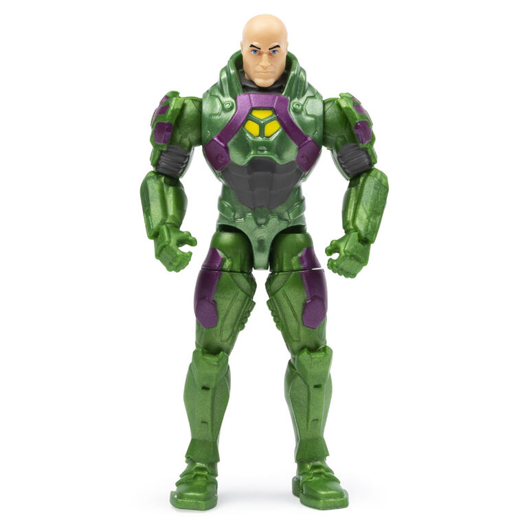 DC Comics, 4-Inch LEX LUTHOR Action Figure with 3 Mystery Accessories, Adventure 2