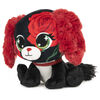 P.Lushes Designer Fashion Pets, Anna Dolce, chiot en peluche de luxe, rouge/noir, 15,2 cm