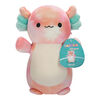 Squishmallows Hugmees de 25,4 cm - Aksel l'axolotl teinture sur noeuds pêche