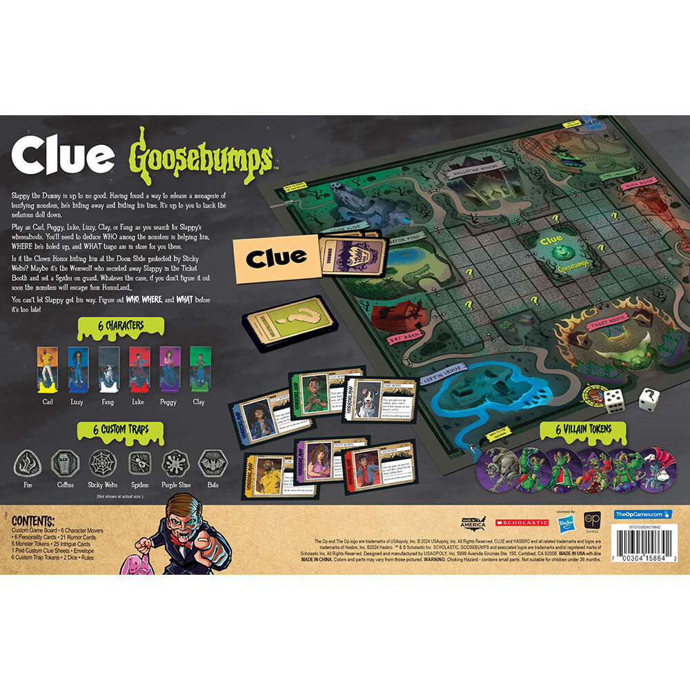 USAopoly CLUE: Goosebumps - English Edition
