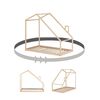 Sweedi Lit maison Bambin Naturel