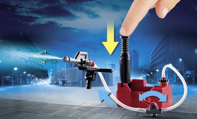 Playmobil - Rescue Vehicles: Fire Engine with Tower Ladder