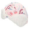 FlapJackKids - Baby, Toddler, Kids, Girls - Water Repellent Trapper Hat - Sherpa Lining - Floral Pink - Medium 2-4 years