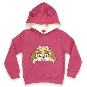 PW - Sweat &agrave; capuche TG Paw Patrol - Rose 5T
