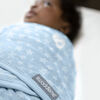SwaddleMe by Ingenuity Velboa Original Swaddle - Blue Stars