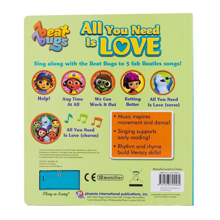 Beat Bugs Little Music Note: All You Need is Love