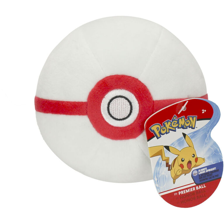 Poké Ball en peluche de 10 cm (4 po) de Pokémon, ballon genial.