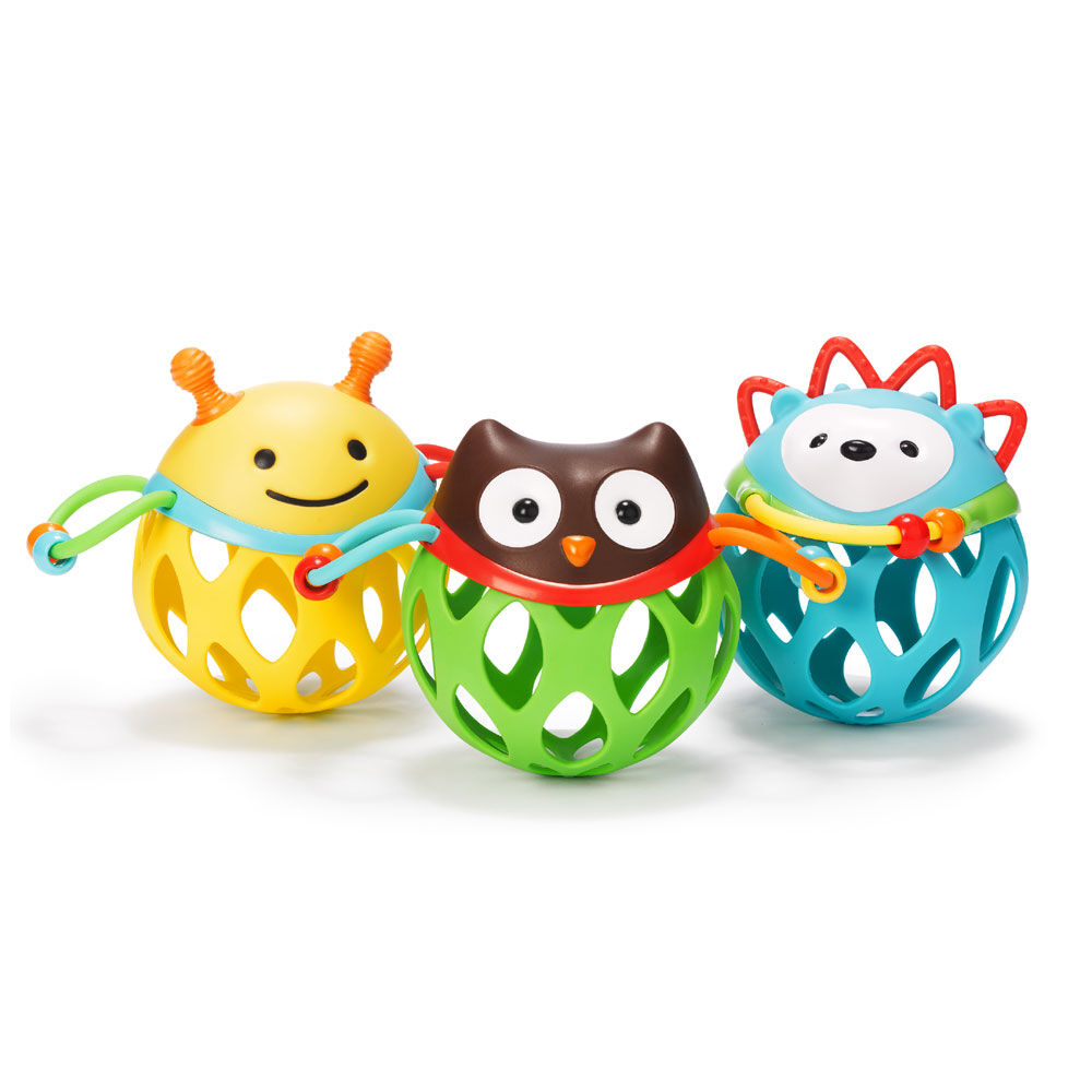 Skip hop explore and outlet more rolling owl push toy