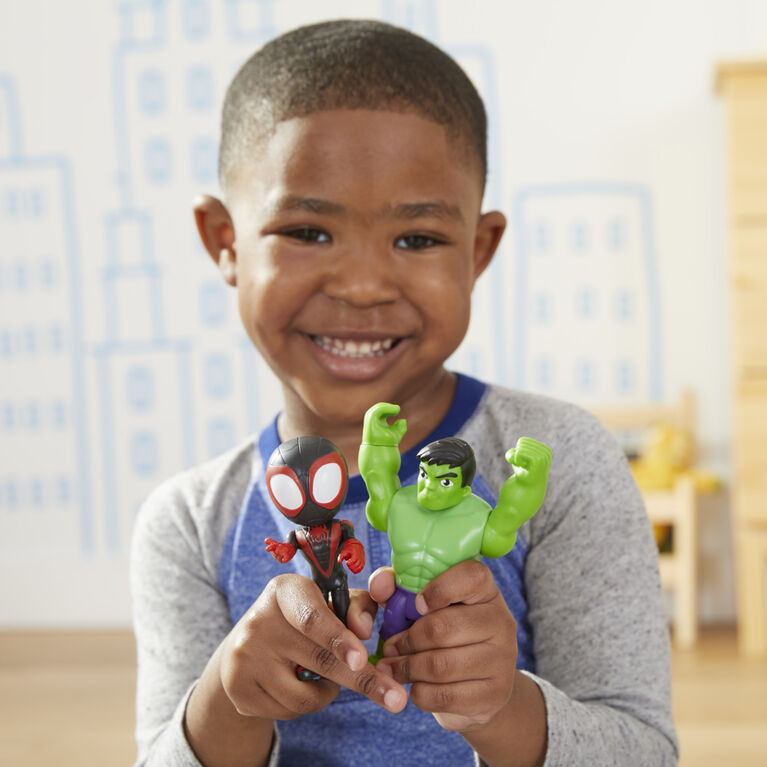 Spidey and His Amazing Friends Hero Miles Morales: Spider-Man and Hulk