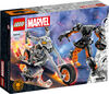 LEGO Marvel Le robot et la moto de Ghost Rider 76245 Ensemble de jeu de construction (264 pièces)