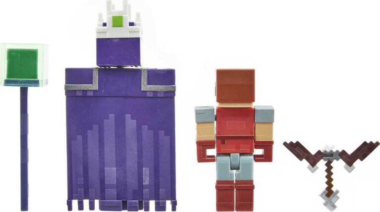 Minecraft Dungeons Nameless One and Hal Figures